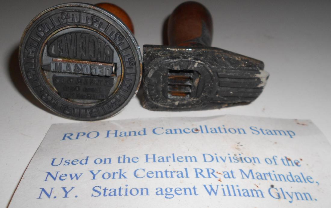 2 Stamps: 1  RPO from NY, 2 DT&I (1 of 4)