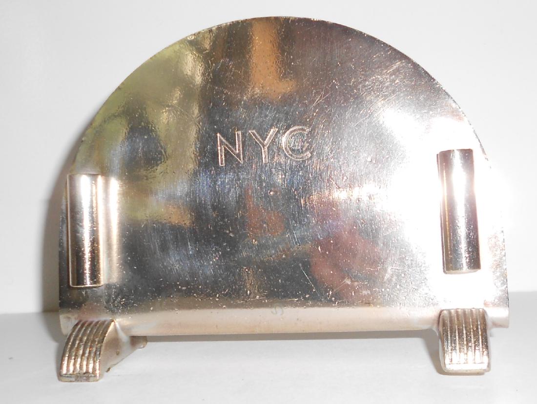 New York Central Silver Menu Holder (1 of 4)