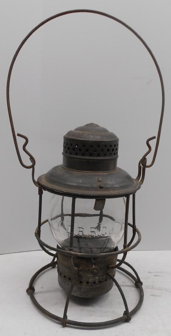 Erie Railroad Armspear Lantern Clear Cast Globe (1 of 4)