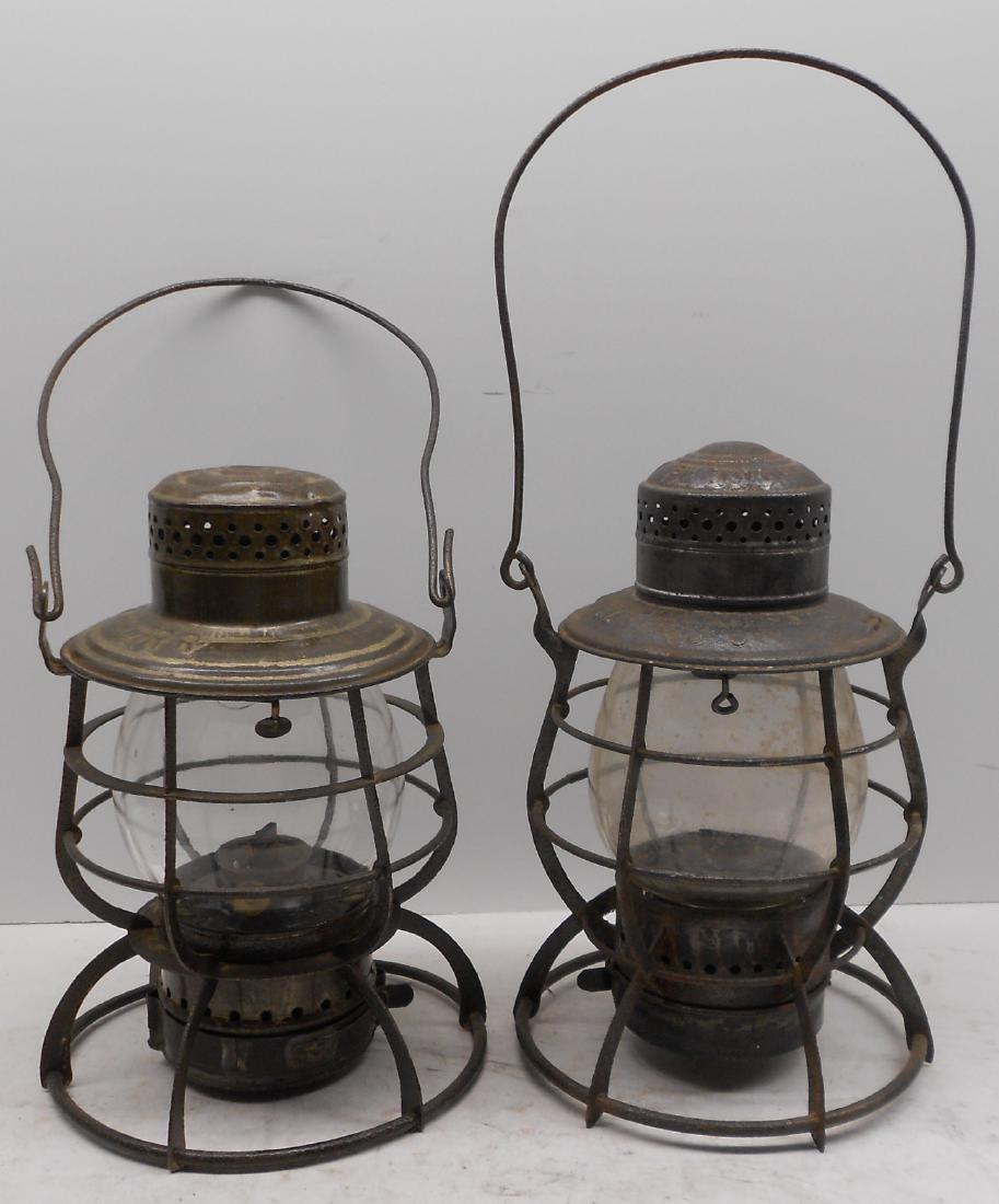 2 Railroad Lanterns NYLE&W RR, B&S Ry (1 of 4)