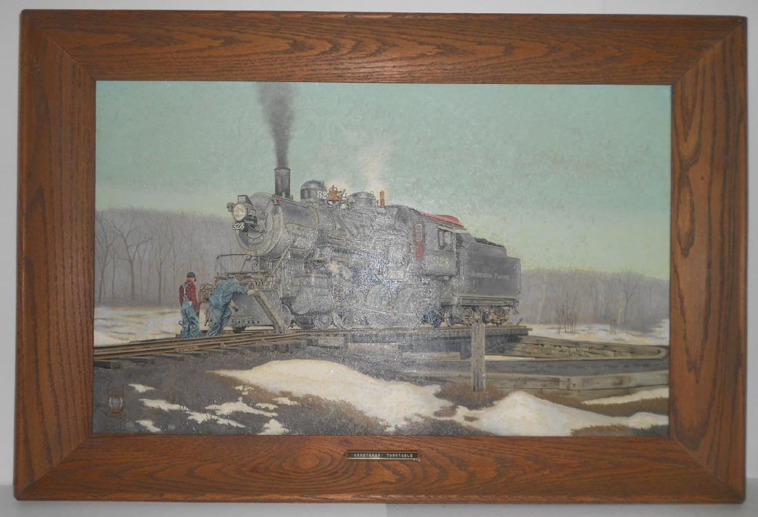 Northern Pacific Acrylic Painting by Baker (1 of 6)