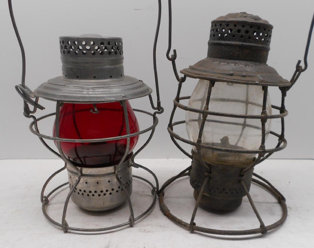 2 Lake Erie Railroad Lanterns: W&LE, B&LE (1 of 5)
