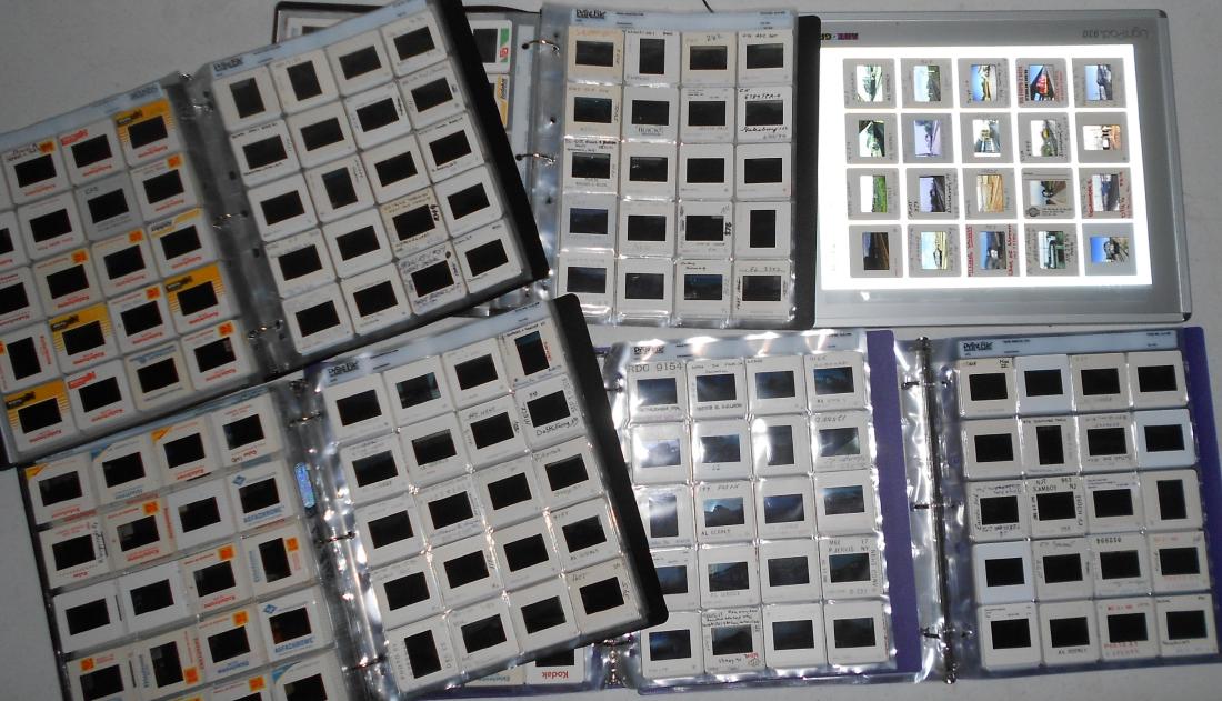 5 Binders Passenger Train Color Slides (1000) (1 of 3)