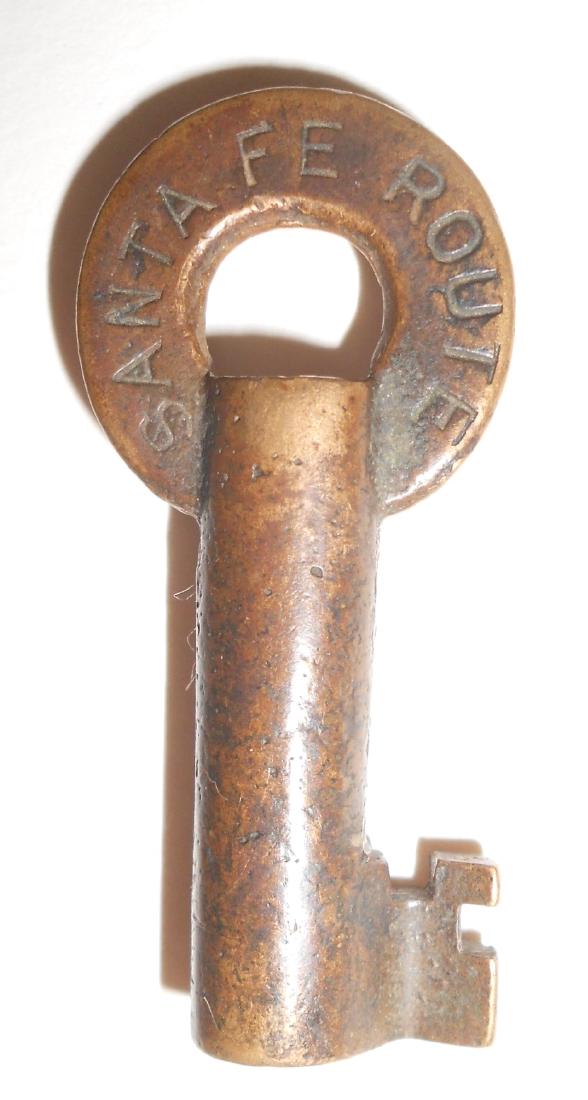 Santa Fe Route Switch Key Slaymaker w. A&W Hex (1 of 2)