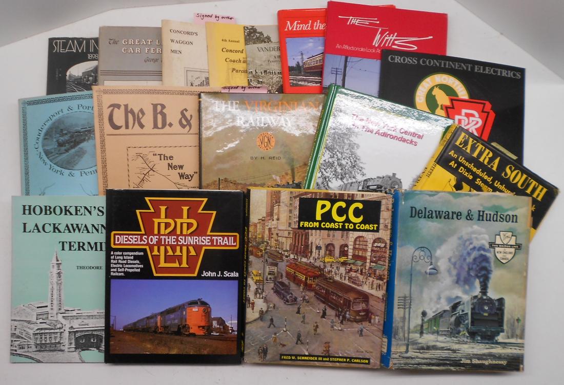 17 Books & Booklets Railroads & Trains (1 of 1)