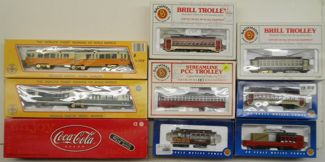 HO Trolleys (9) Mehano, Bachmann, etc. (1 of 2)