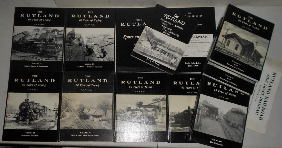 Rutland Railroad Books Set Nimke (13) (1 of 4)