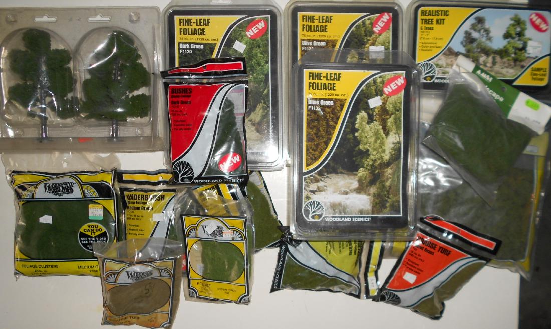 Box of Scenic Material Woodland Scenics, etc. (1 of 4)