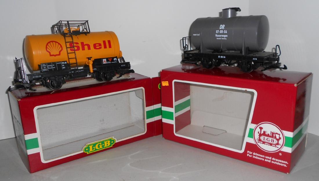 GゲージL.G.B. レーマン 貨車 40402 ジャンク G Sale Lgb Tank Cars: 40402 Shell, 40010 Dr