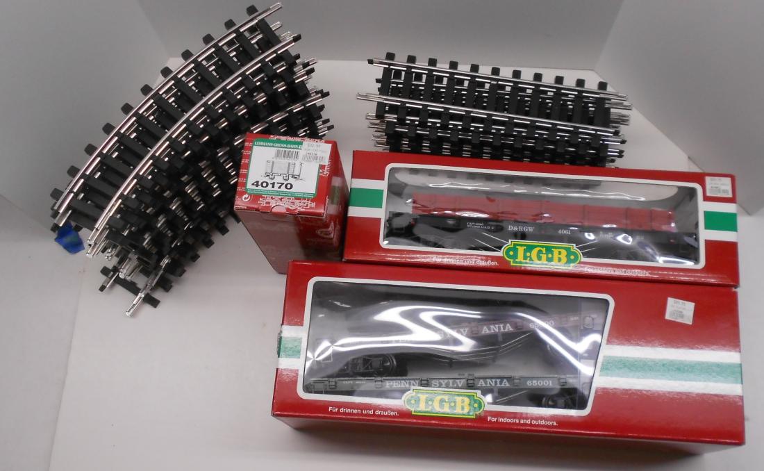 G Scale Cars (4 LGB) & Bachmann Track (1 of 3)