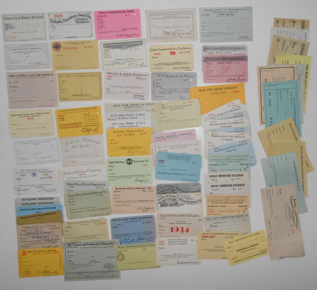 Unissued Railroad Passes (70+) (1 of 3)