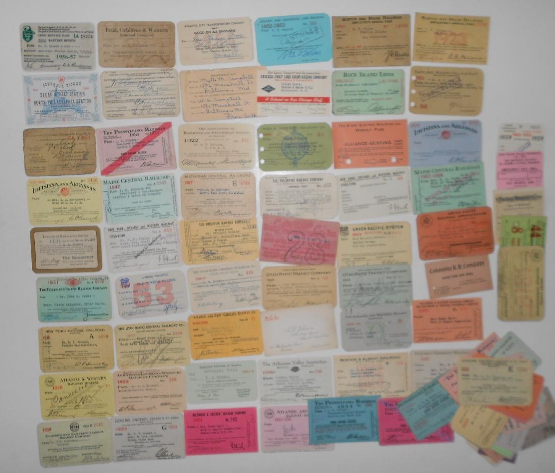Railroad Passes & Associated paper (80) (1 of 4)