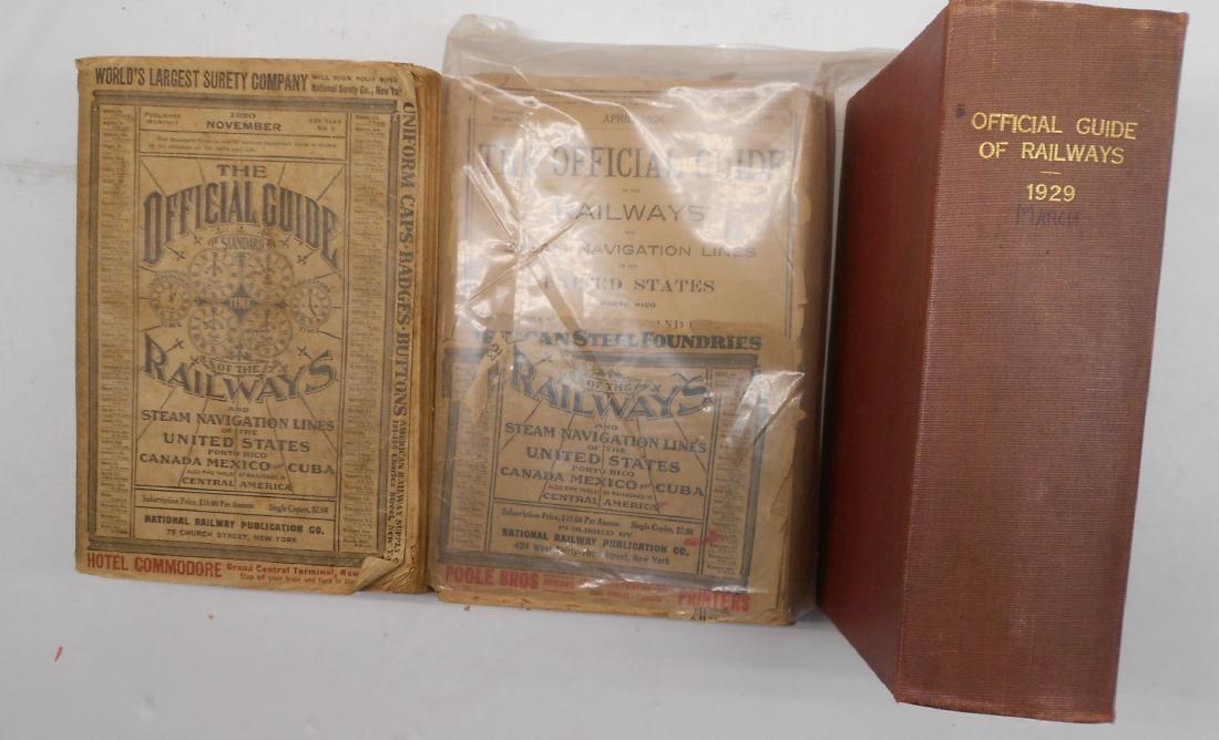 3 Official Guides 1920's (1 of 2)