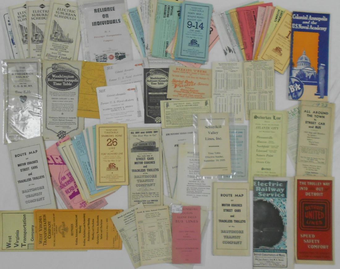 Trolley Electric Line Timetables (6) (1 of 3)