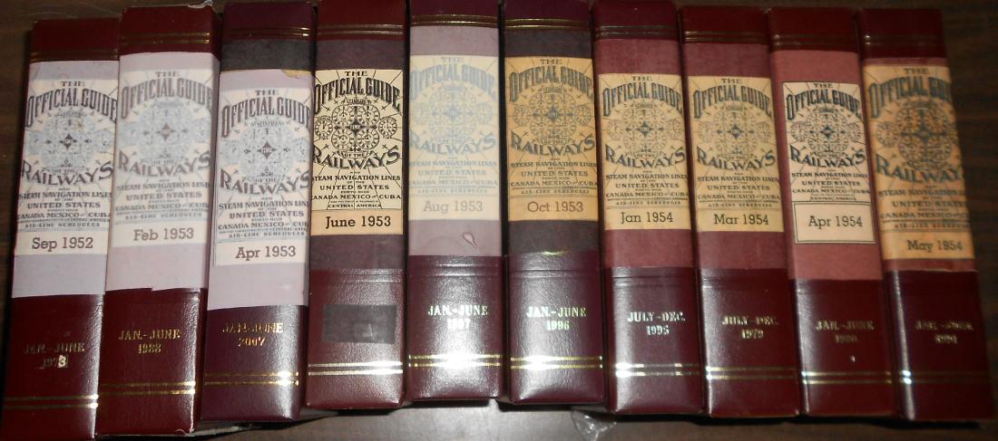 10 Official Guides 1952 - 1954 (1 of 3)