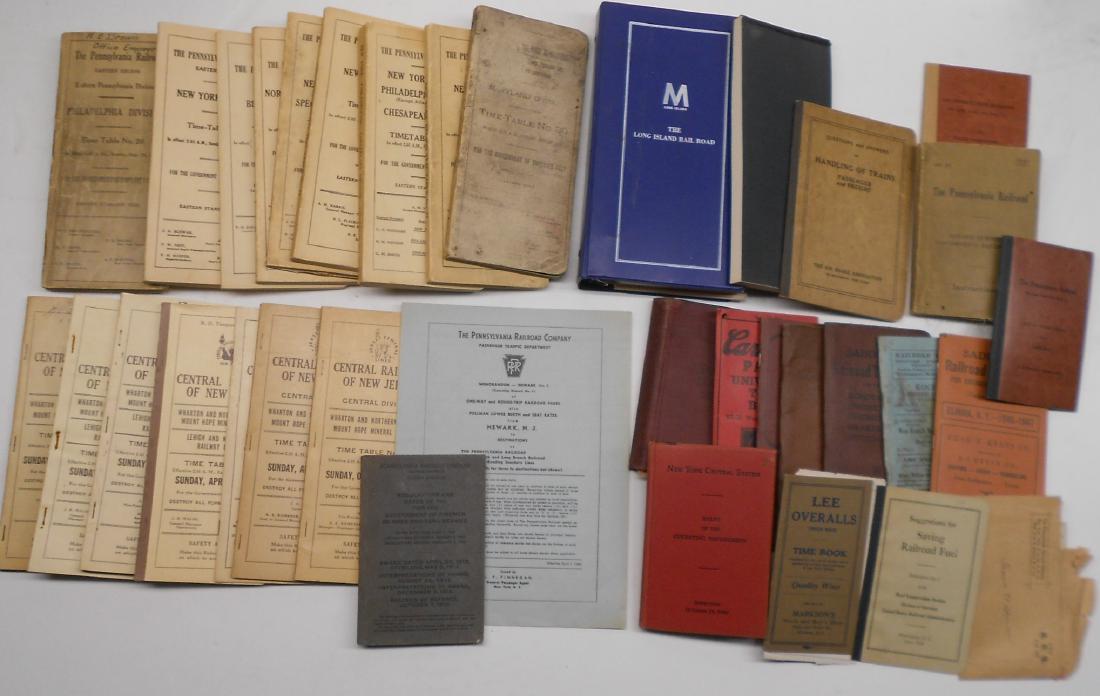 24 Employee Timetables Rule Books, etc. (1 of 4)