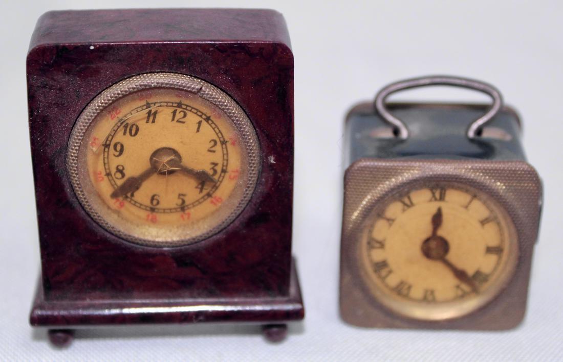 German Sewing Tape Measures: Two German Clock Sewing Tape Measures