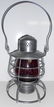 Long Island Railroad Lantern Red Cast EB Globe - 2