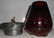 Long Island Railroad Lantern Red Cast EB Globe - 4
