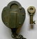 Pennsylvania Railroad Cast Back Brass Lock - 2