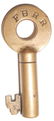 Fall Brook Railroad Switch Key