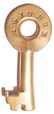 Fort Wayne Jackson & Saginaw Railroad Switch Key