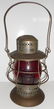 NYC Dietz #6 Bellbottom Lantern Red Cast Globe - 2