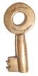 N Railroad Brass "C"ar Key by T. Slaight - 2