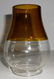 Adams & Westlake Brass Lantern Amber/Clear Globe - 5