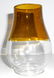 Adams & Westlake Brass Lantern Amber/Clear Globe - 6