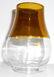 Adams & Westlake Brass Lantern Amber/Clear Globe - 7