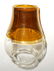 Adams & Westlake Brass Lantern Amber/Clear Globe - 8
