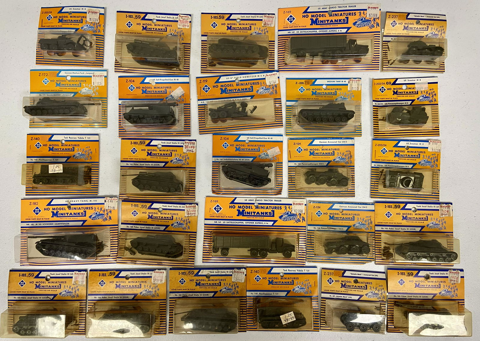26 Roco HO Military Model Miniatures (1 of 5)