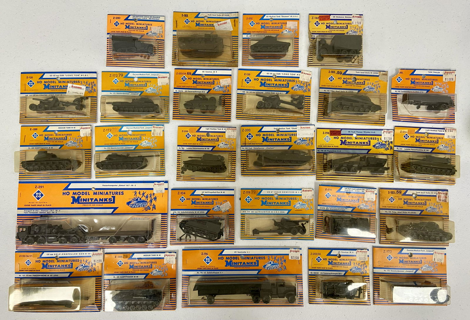 26 Roco HO Military Model Miniatures (1 of 4)