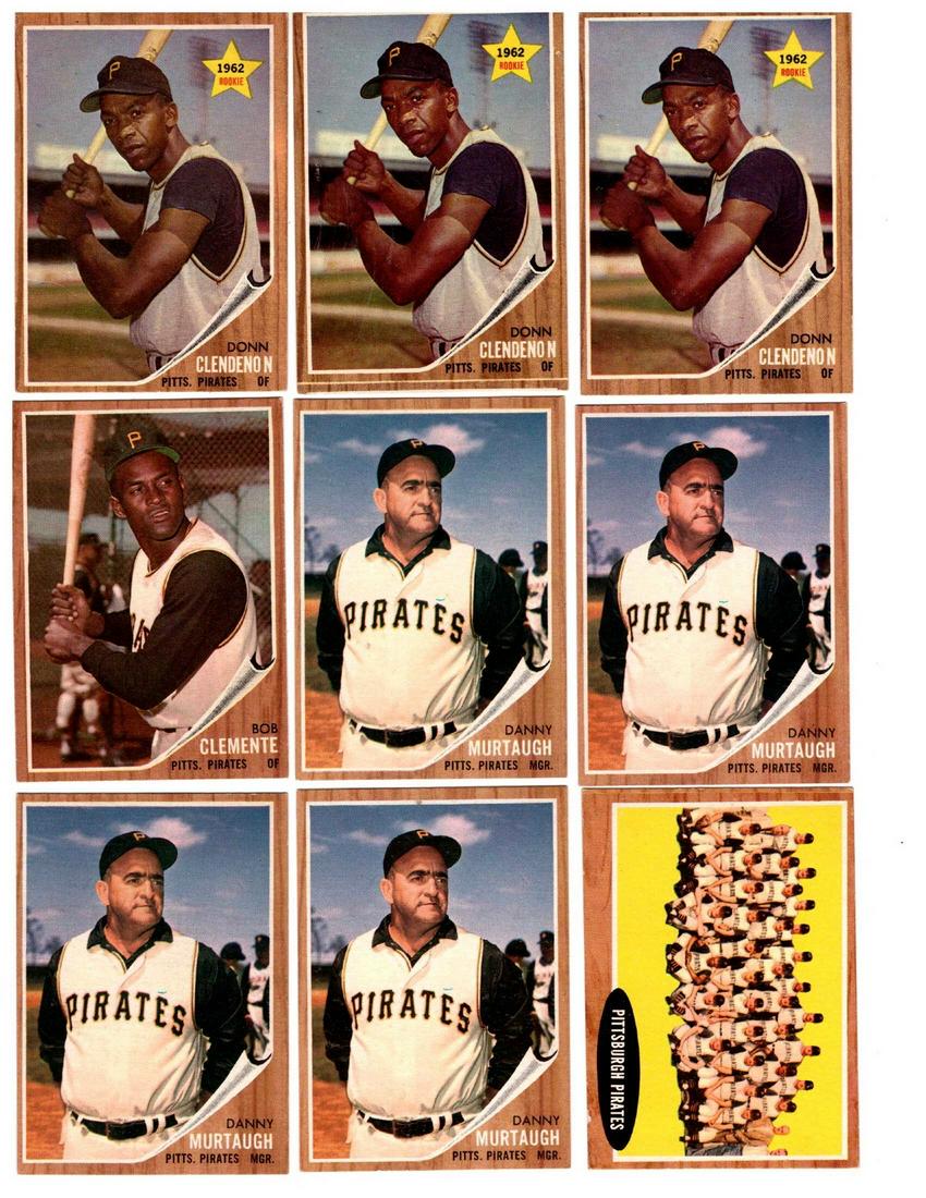 35 1962 Topps Baseball cards (1 of 4)