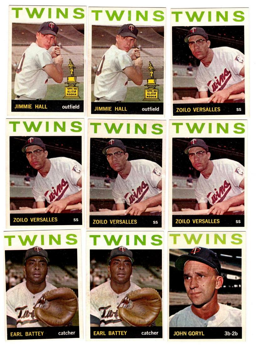 28 1964 Topps Baseball cards (1 of 4)