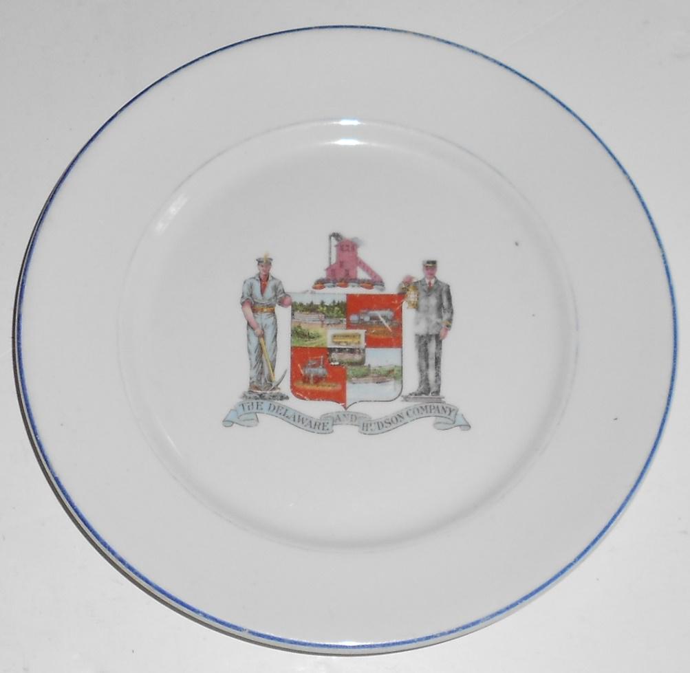 Delaware & Hudson - 9" China Dinner Plate (1 of 5)