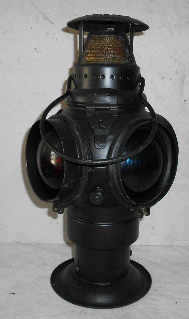 Adlake Switch Lamp Bellbottom 1907 Patent (1 of 5)