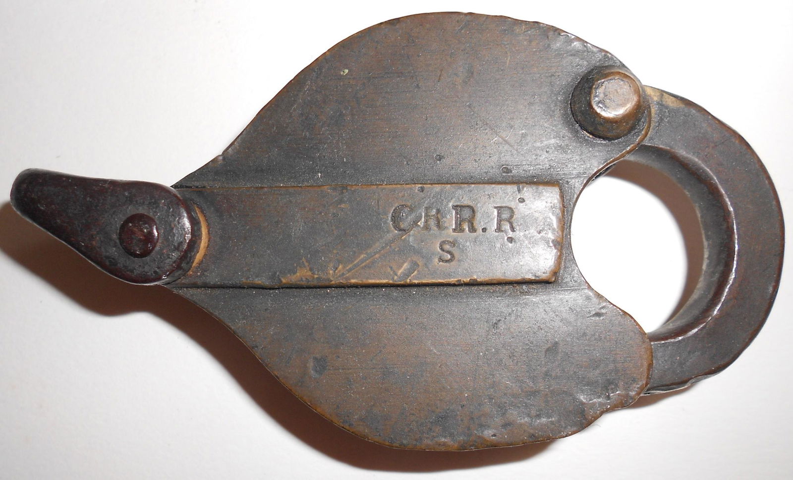 CRRR T. Slaight Brass Lock - Conn River (1 of 3)