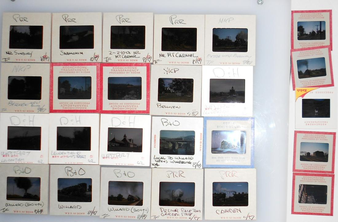 Alan Thomas Color Slides - Steam 1950s (1 of 3)