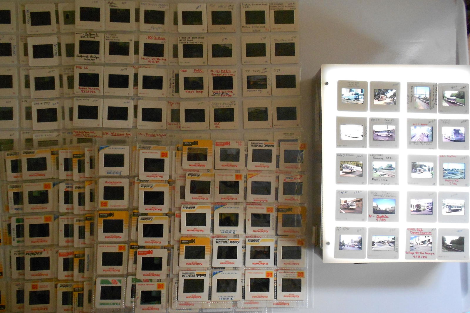 360 Locomotive, Trolley & Bus color slides (1 of 4)