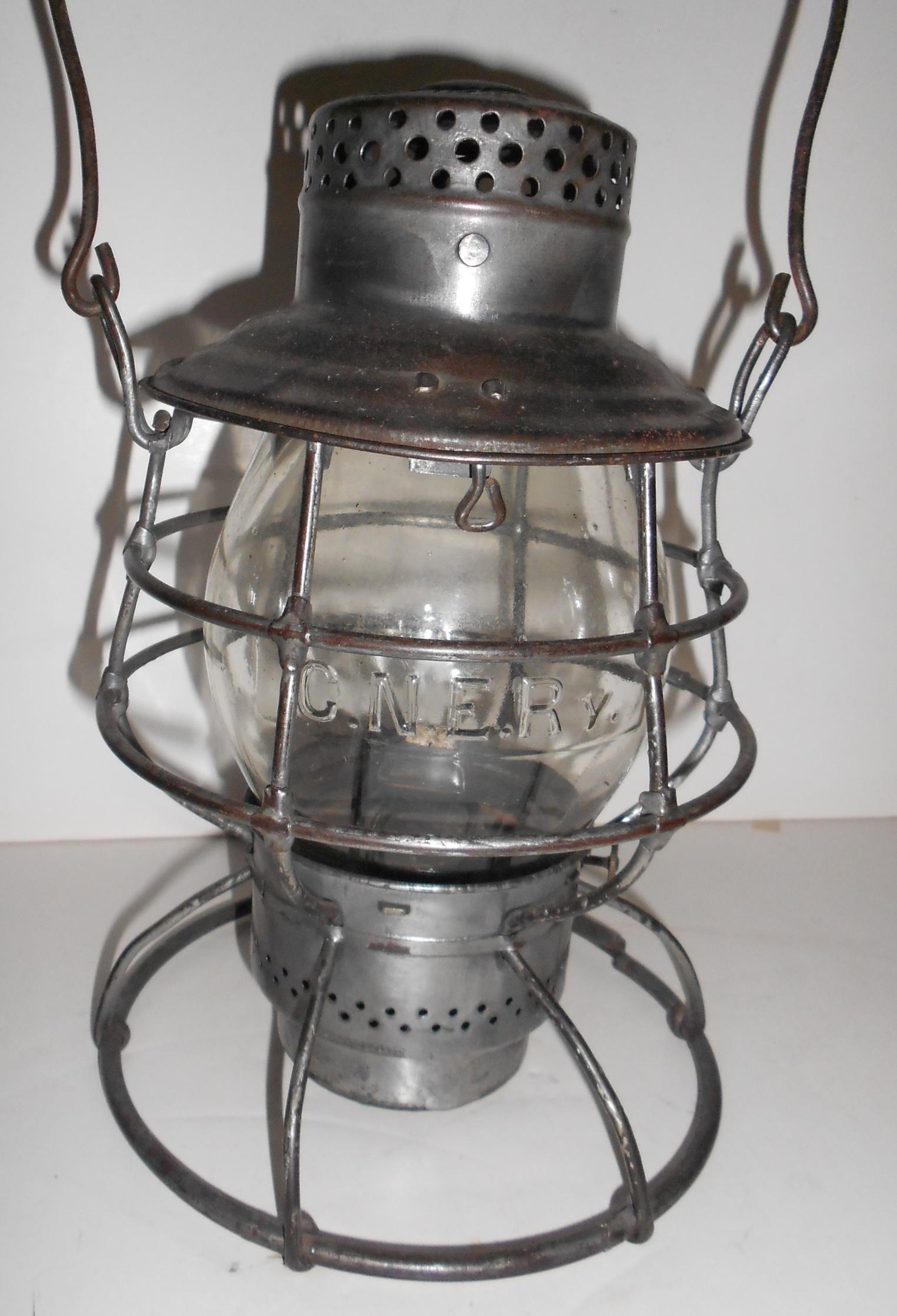 Central New England Railroad Lantern Cast Globe (1 of 6)