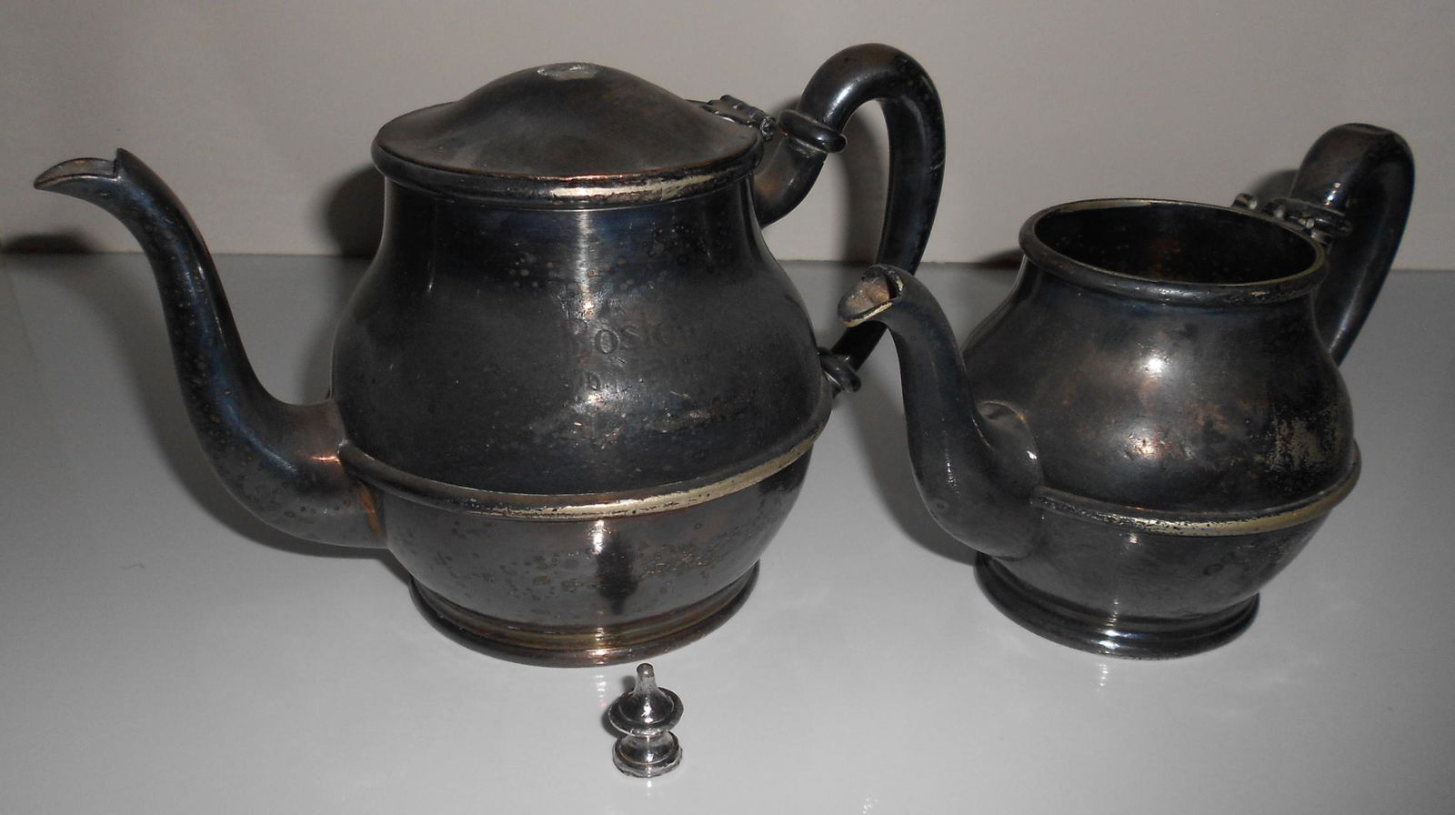 B&M & MEC Silver Coffee Pots as-is (1 of 4)