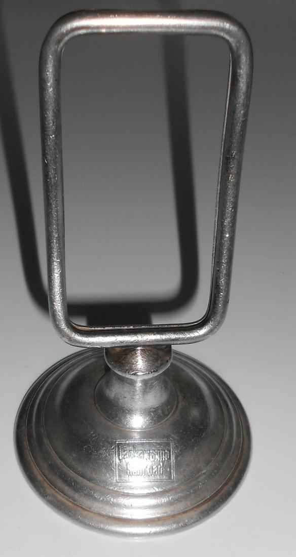 Lackawanna Railroad Silver Menu Holder (1 of 4)