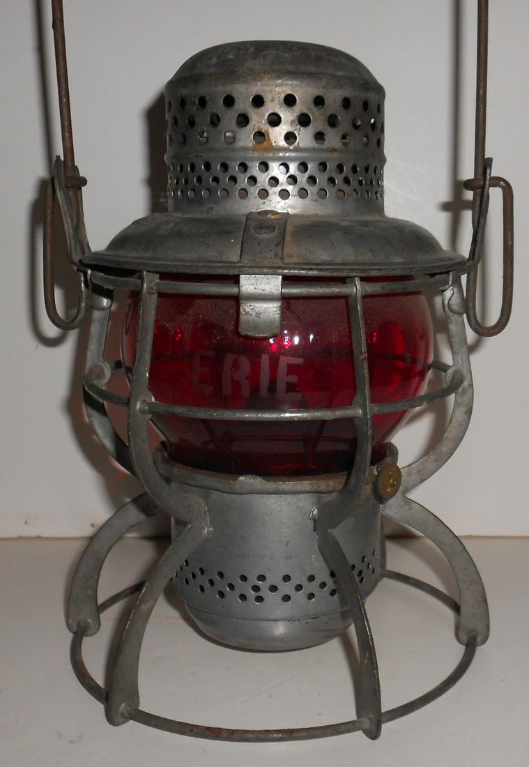 Erie Railroad "1925" Armspear ODD Etched Globe (1 of 5)