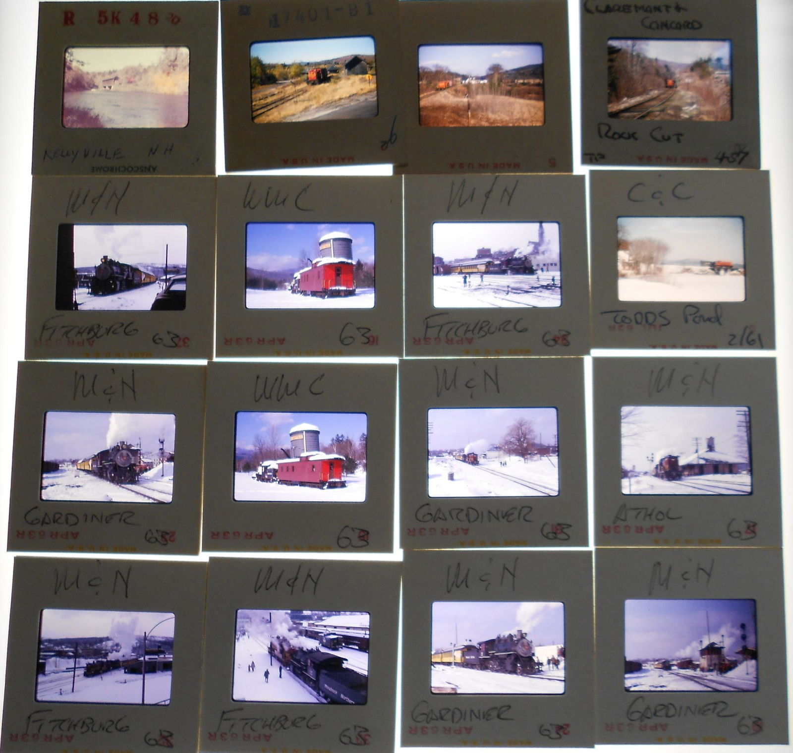 Alan Thomas Slides - Mixed 1957-1980s Steam (1 of 3)