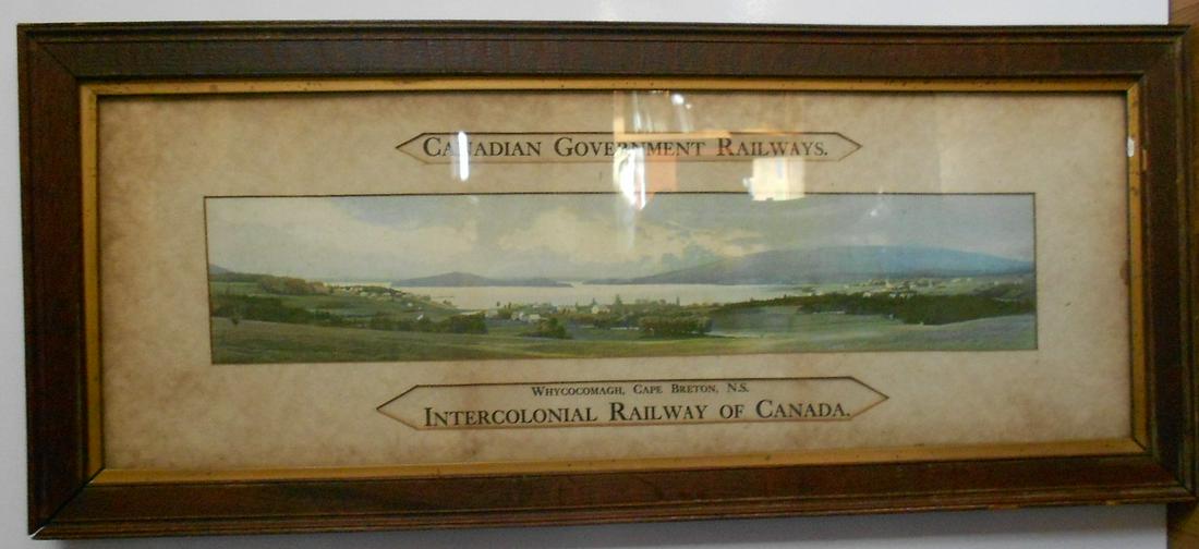 Intercolonial Railway "Wycocomach" print - Framed (1 of 4)