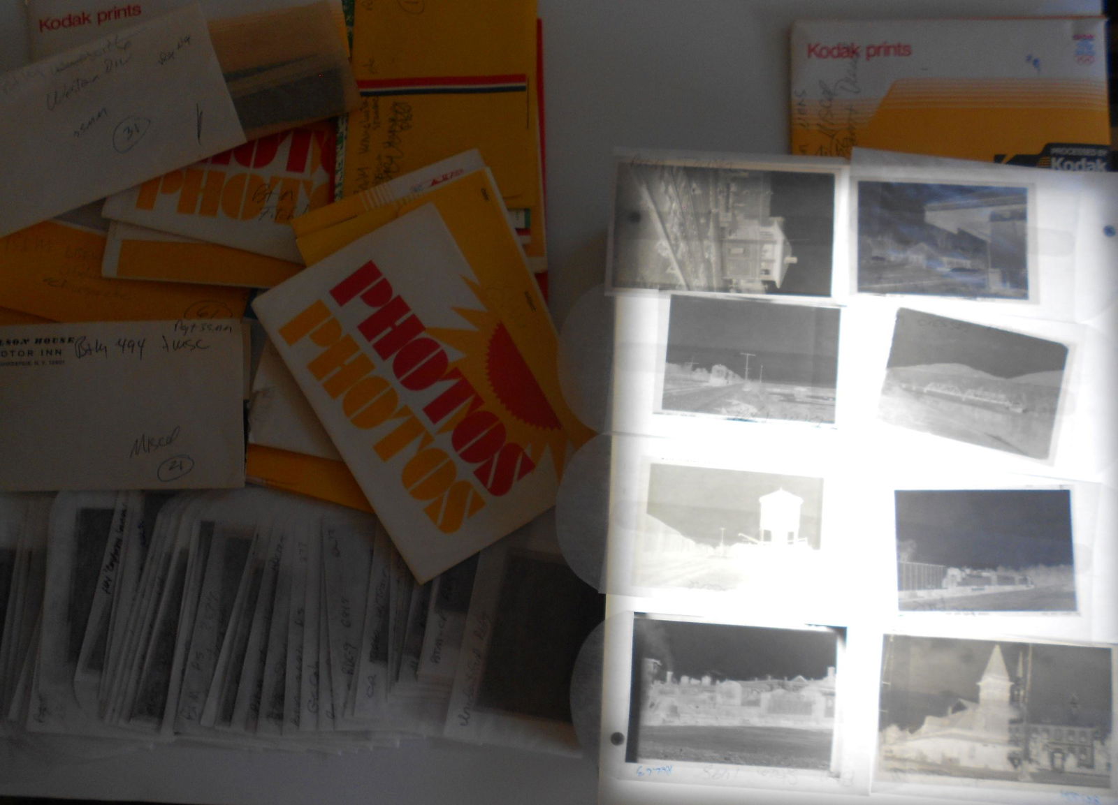 Alan Thomas black & white photograph negatives (1 of 3)