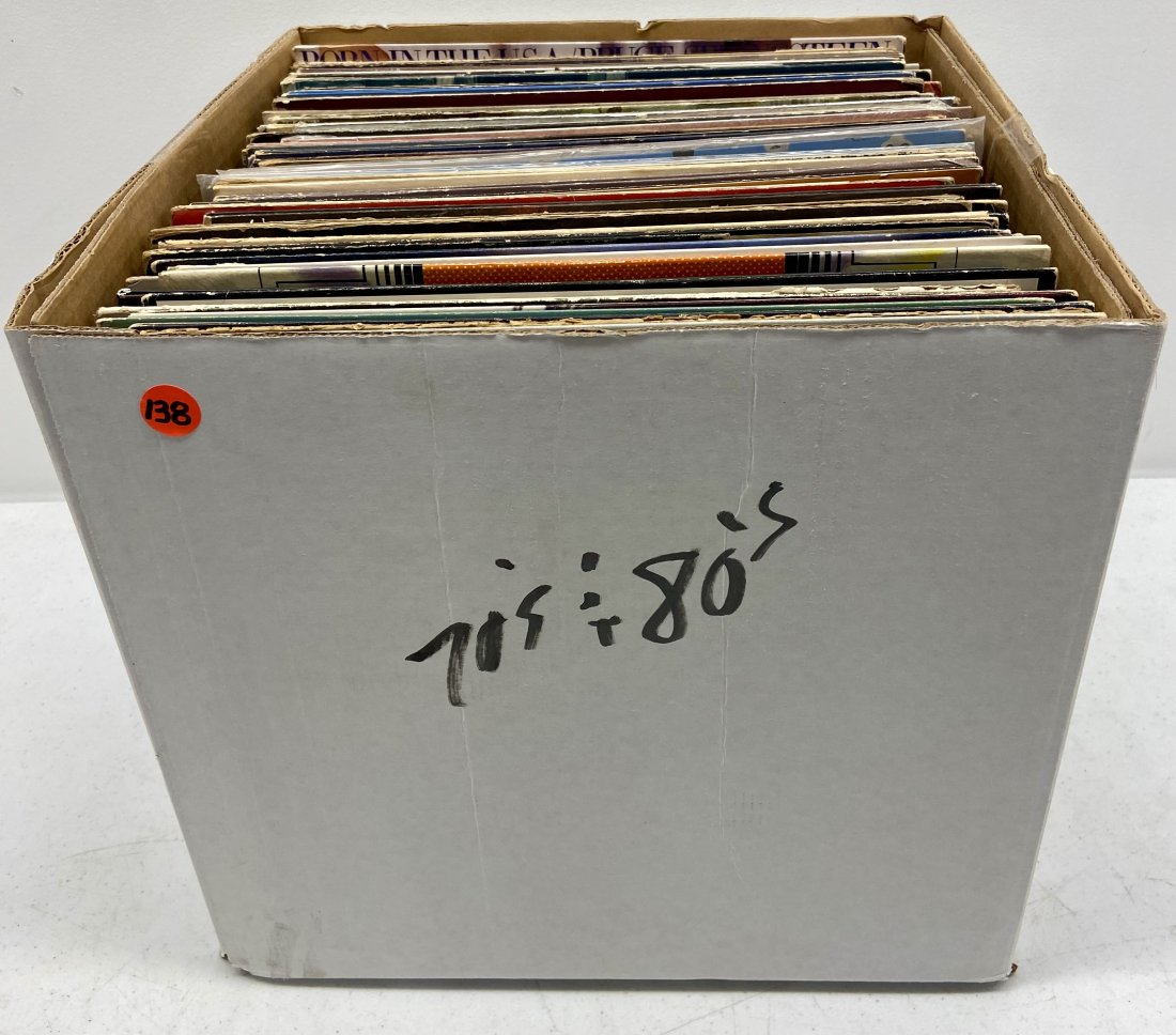 Good group of aprox. 75 assorted 33 RPM records: Nice grouping of 33 RPM records including: Asia, Doors, Boston, Ozzy Osborn, U-2, Black Sabbath, Paul McCartney, Van Halen, Paul Simon, Talking Heads, David Bowie, Aprox. 75 albums