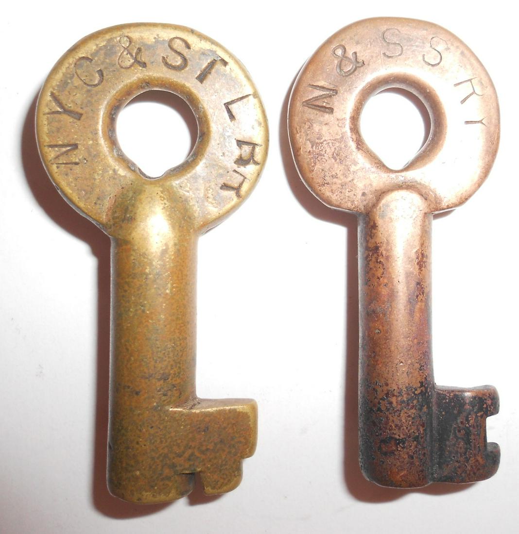 2 Ohio related Switch Keys: NYC&StL, N&SS (1 of 2)